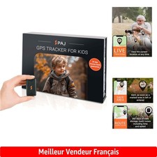 Traceur GPS PAJ - Sécurité pour Enfants et Séniors avec Notifications d'Alarme