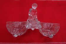 Ancien Saleron en Verre Serviteur " Indigène "