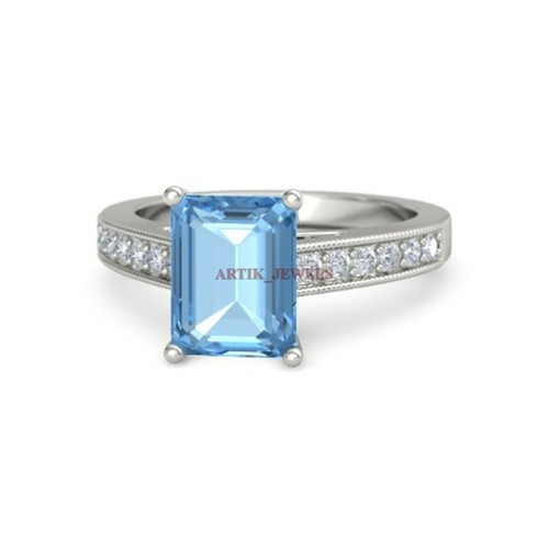Naturel bleu gemme topaze avec - topaze,
