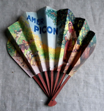 ANCIEN ÉVENTAIL PUBLICITAIRE