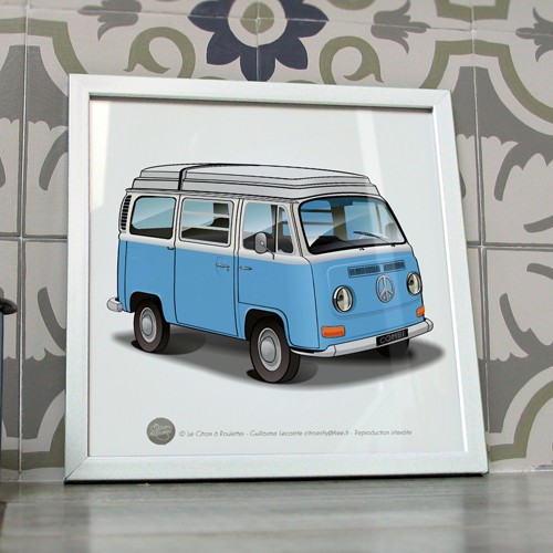 Poster combi westfalia - westfalia, van
