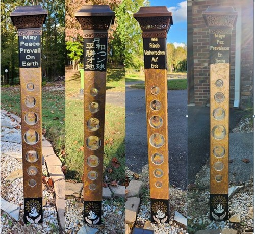 Four language garden - garden, peace