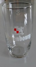 Verre à bière vintage Kronenbourg - Hatt Brasseurs depuis 1664 - 25 cl