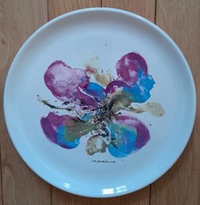 ZAO WOU KI ASSIETTE "ORCHIDEE"