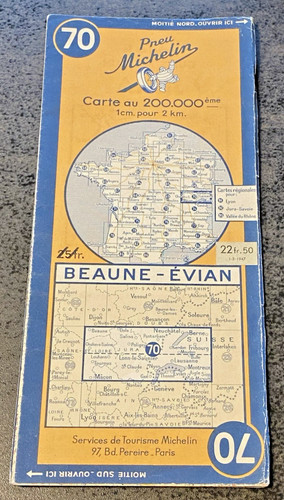 Carte michelin 70 - carte,