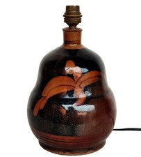 MAGNIFIQUE PIED LAMPE EN GRES