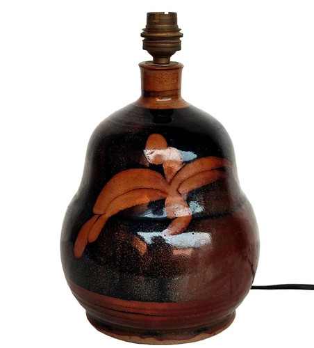 Magnifique pied lampe gres - lampe, en