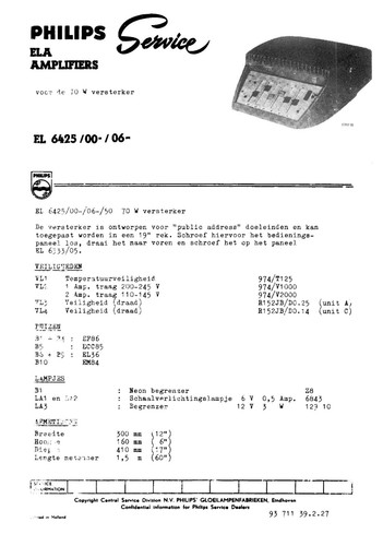 Manuel service philips - de, el