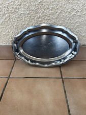Plat Oval en inox vintage