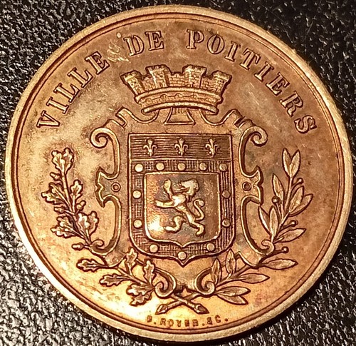 Médaille vermeil poitiers - -,