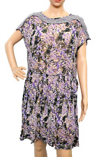 Robe Isabel Étoile Marant Femme Smock Floral Imprimé Courte Tunique Taille L 38