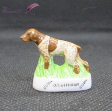 Feve Les Races de Chien Dog Edition Atlas " Le Drathaar " chasse  #A31