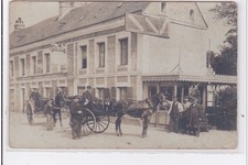 EPOUVILLE : carte photo de l'hôtel de la queue du chien - très bon état