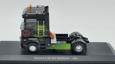 CAMION TRACTEUR RENAULT MAGNUM AE 500 GREEN MAMBA 1991 IXO HACHETTE 1/43