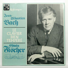 EDWIN FISCHER ⸺ JS BACH the well-tempered clavier ⸺ EMI 5xLPs box NM
