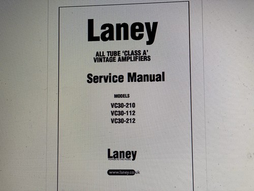 Laney tube amplifier vc30 - laney,