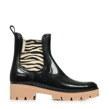 Chaussures Boots Les Tropéziennes by M Belarbi femme Noura Noir Noire Cuir