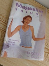 magazine Bergère de France avec explications tricot n° 123 Printemps-été