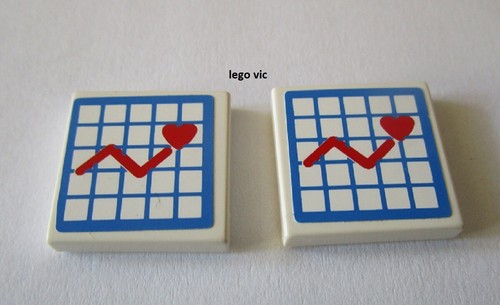 Lego 3068bpb0117 tile - lego, x2