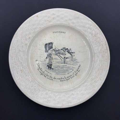 Assiette parlante - assiette,