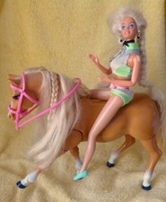 Poupée barbie son cheval - poupée,