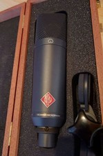 Microphone à condensateur Neumann TLM 193 XLR noir d'occasion avec support micro