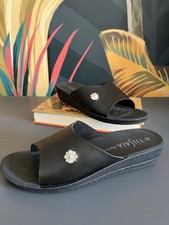 Mules Tissaia 🌊 Noir Talon