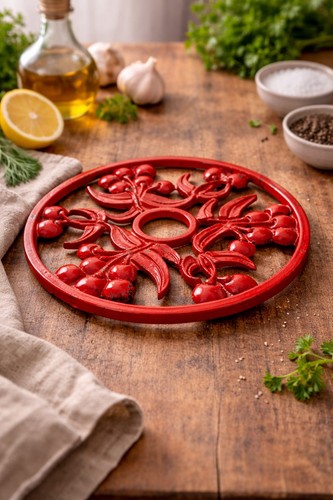 Dessous plat rond fonte - de,