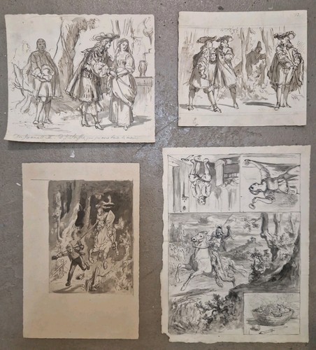 Bel ensemble dessins - dessins, d