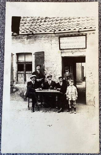 Cpa estaminet bureau bourgeois - cpa,