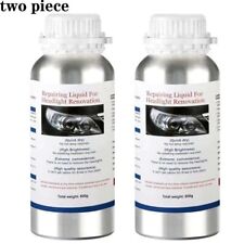 Kit Recharge Rénovation Polissage Phare Voiture Restauration Polymère Optique X2