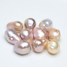 1 perle de culture d'eau douce naturelles dia 11-13mm N014 création bijoux