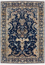 Tapis D'orient Ïran KÄSHAN Ancien : 1.20 X 2.00 Mètres