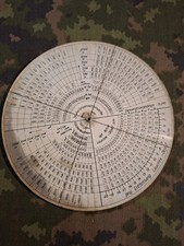 Disque De Calcul Allemand ww2