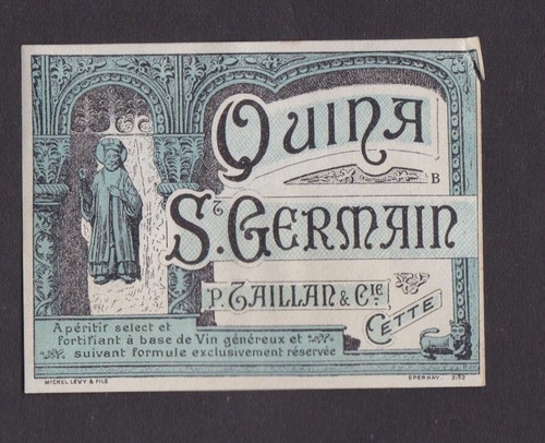 Ancienne petite étiquette - ancienne,