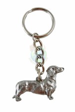 Porte-Clés Teckel En Étain
