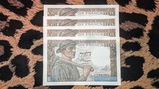 Billets 10 Francs Mineur