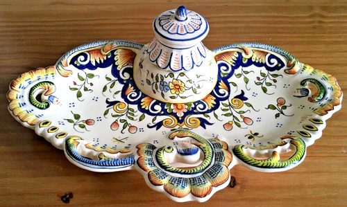 Encrier faience desvres - de,
