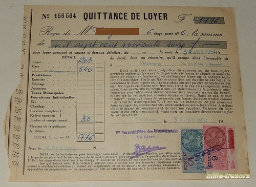 Quittance loyer 31 - loyer, du