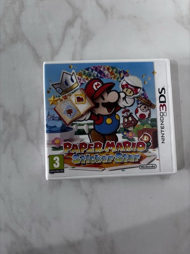 Paper mario sticker star - paper, jeu
