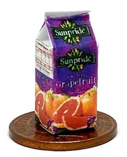 Maison De Poupées Jus De Pamplemousse Petit Vide Carton Miniature Tumdee