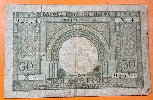 Maroc francs - 50,