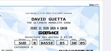 Billet X2 David Guetta 11 juin