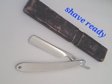 OLD STRAIGHT RAZOR STEEL - COUPE CHOUX TOUT METAL SIMAL PARIS - SHAVE READY