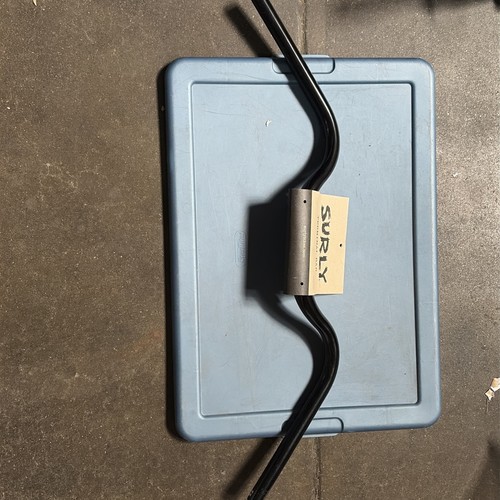 New black surly - terminal, bike