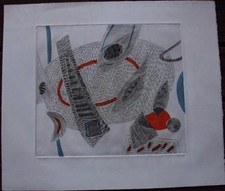 Gravure etching de Henri GOETZ