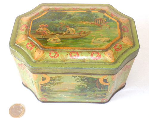 Ancienne boite gateaux 1900 - À,