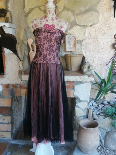 Robe soirée 1930 - de, taffetas