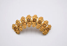 Ancien bijou de tête diadème tiare pour peigne pomponne verroterie XIXème siècle