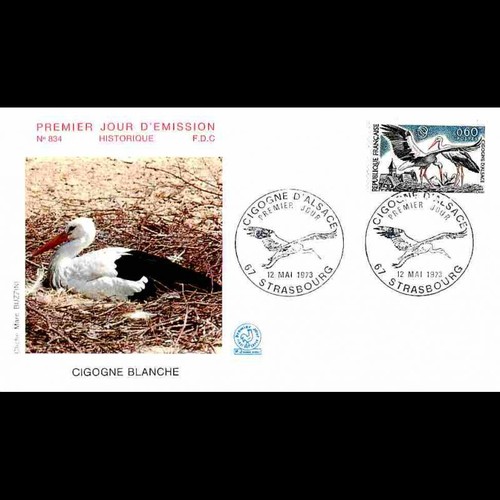 Fdc 834 les cigognes - fdc,